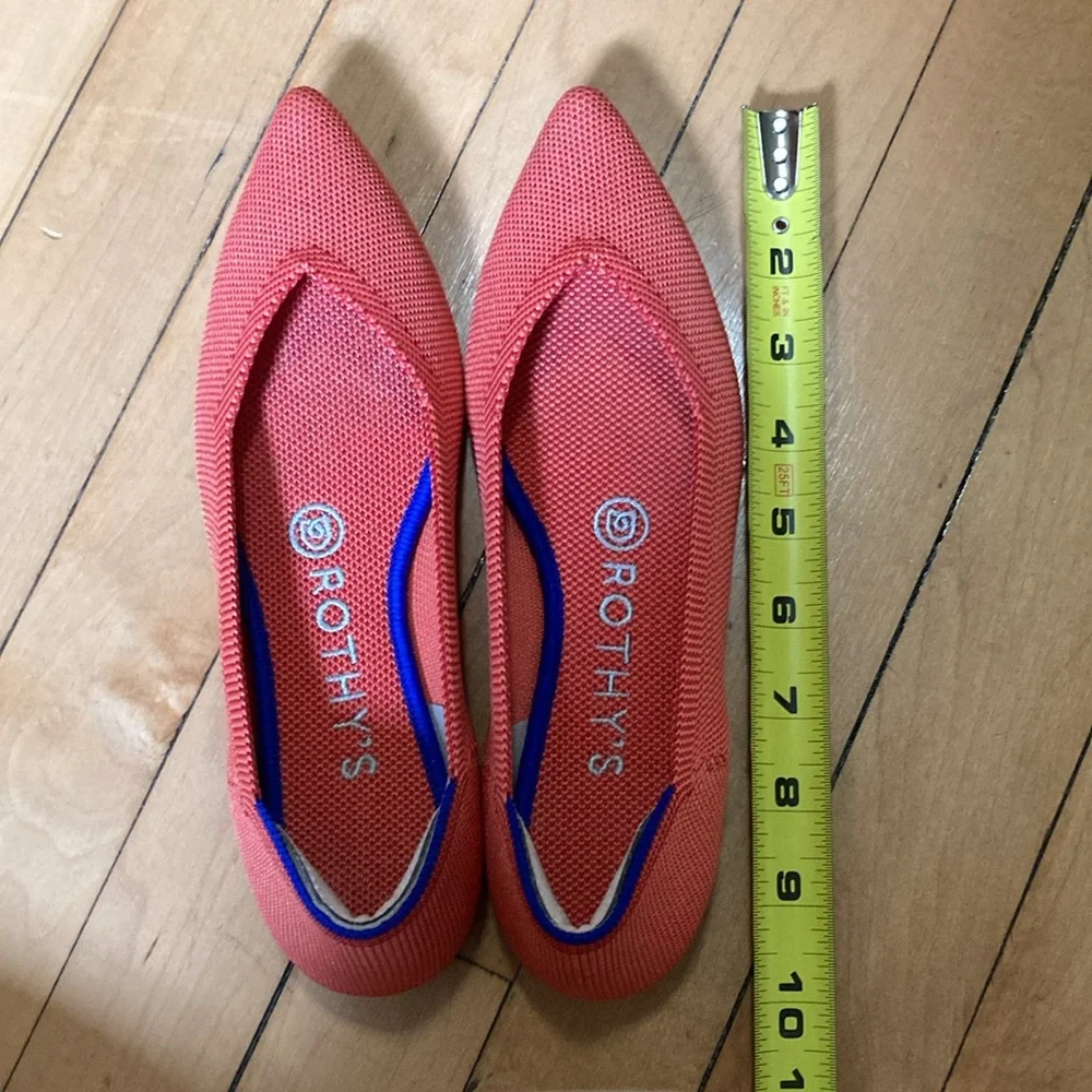 Stylish Coral Rothy's Women's Flats - Picture 7 of 8